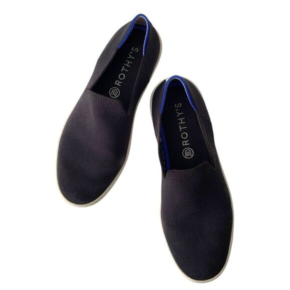 Rothy's The Original Slip-On Sneaker in Black Size 7.5 - Picture 3 of 14